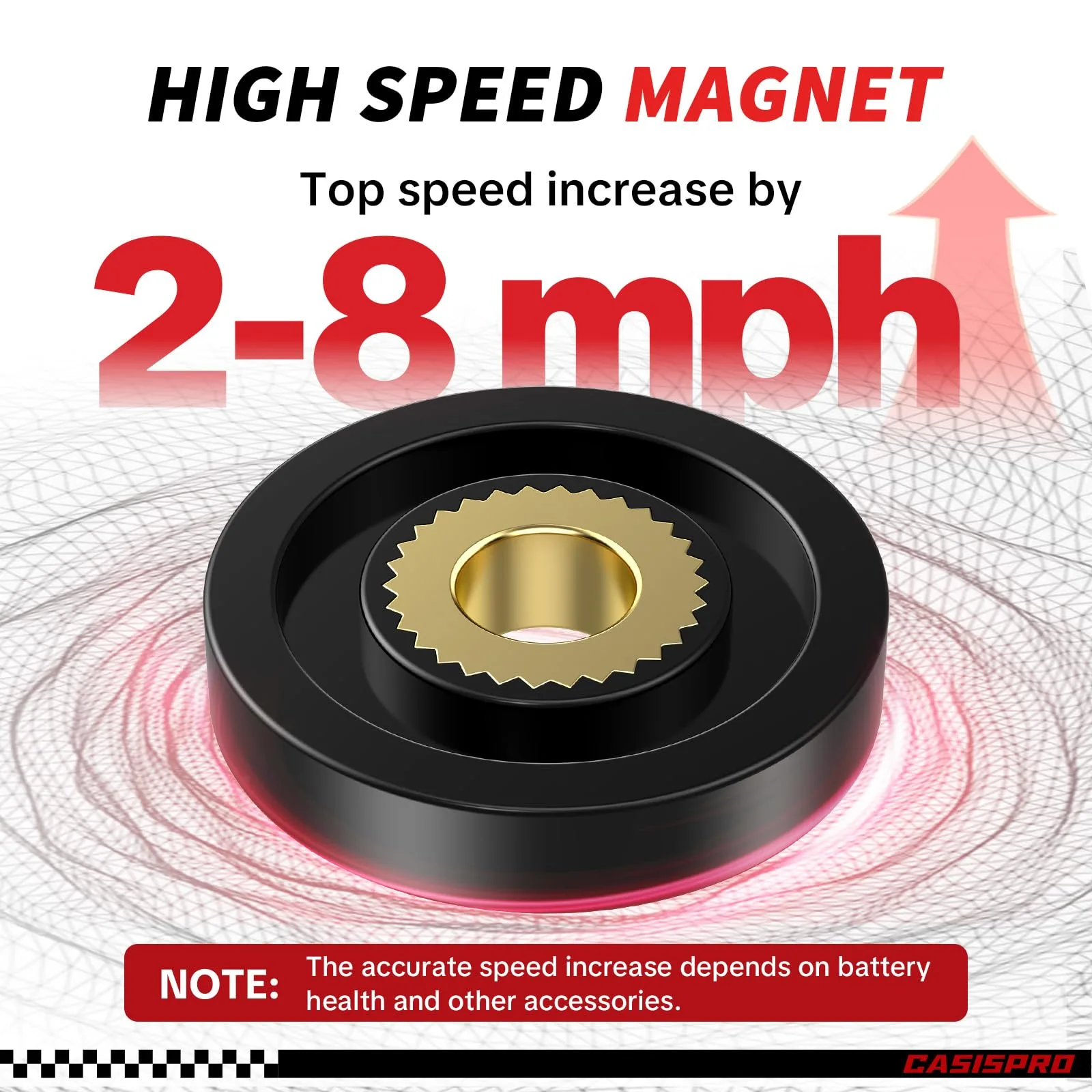 CASISPRO Speed Sensor with High-Speed Magnet for 48V Club Car DS & Precedent – 102704901 / 102265601 image 4