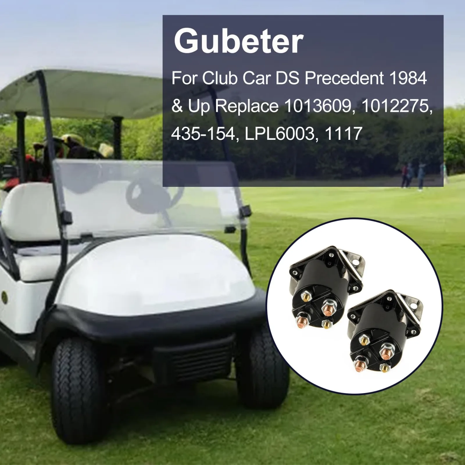 Gubeter 12V Solenoid for Club Car DS & Precedent image 3
