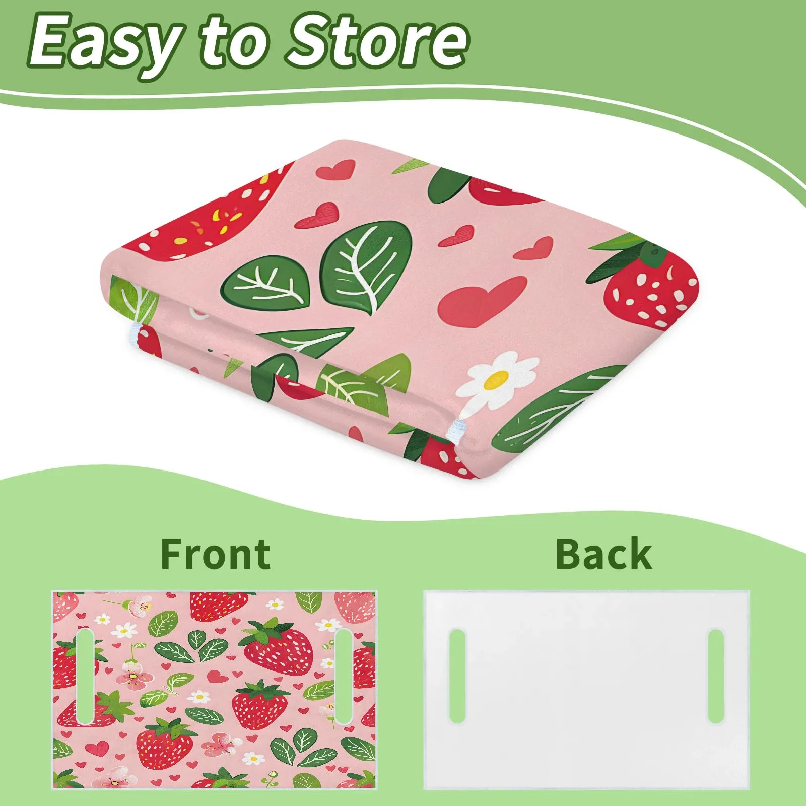 Tiveruda Floral Golf Cart Seat Cover, 51 x 31 in image 4