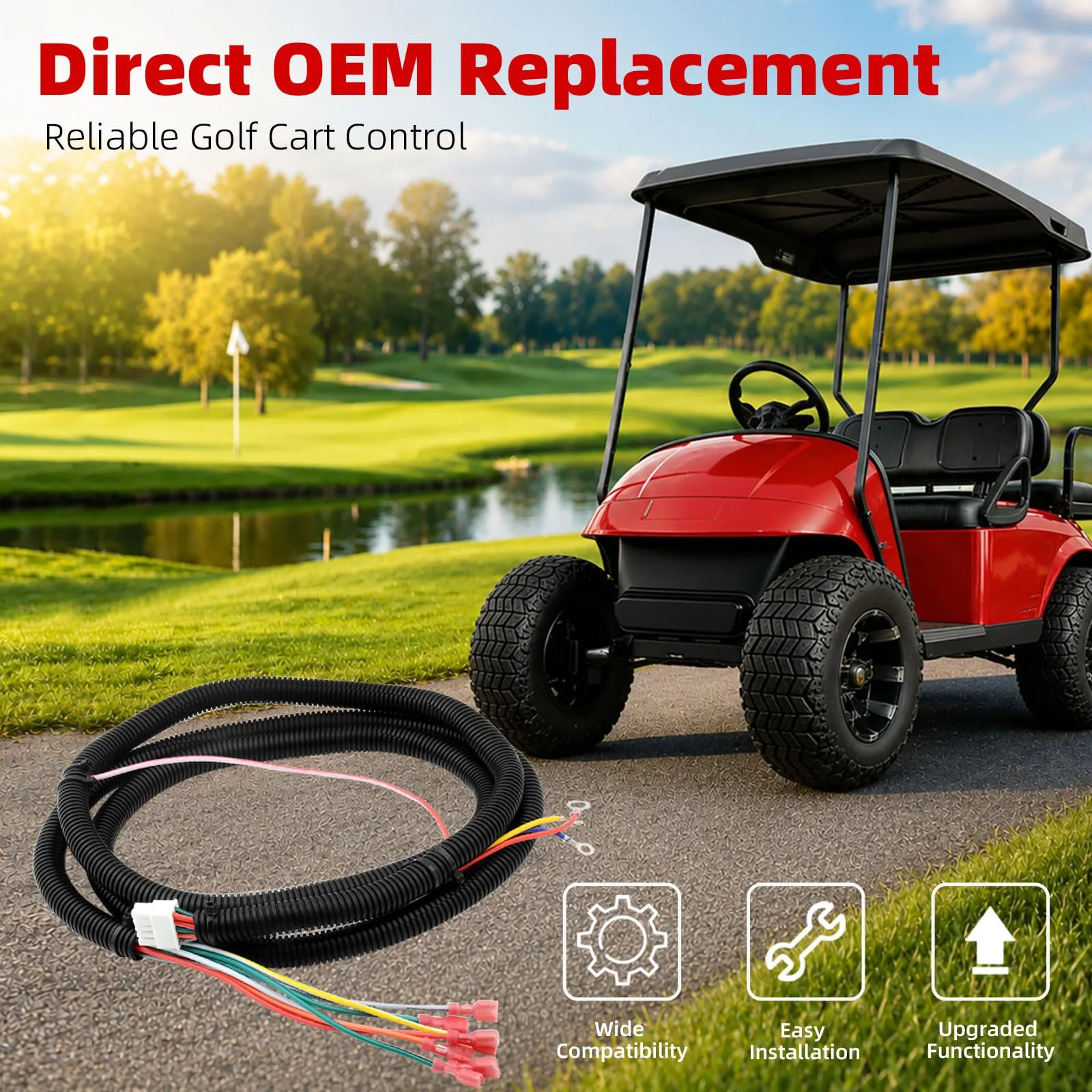 Roykaw EZGO PDS Control Wiring Harness 74324G02 image 2