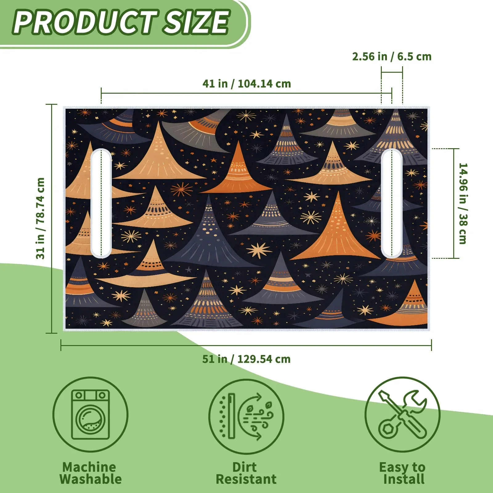 Tiveruda Golf Cart Seat Cover for Double Seats image 2