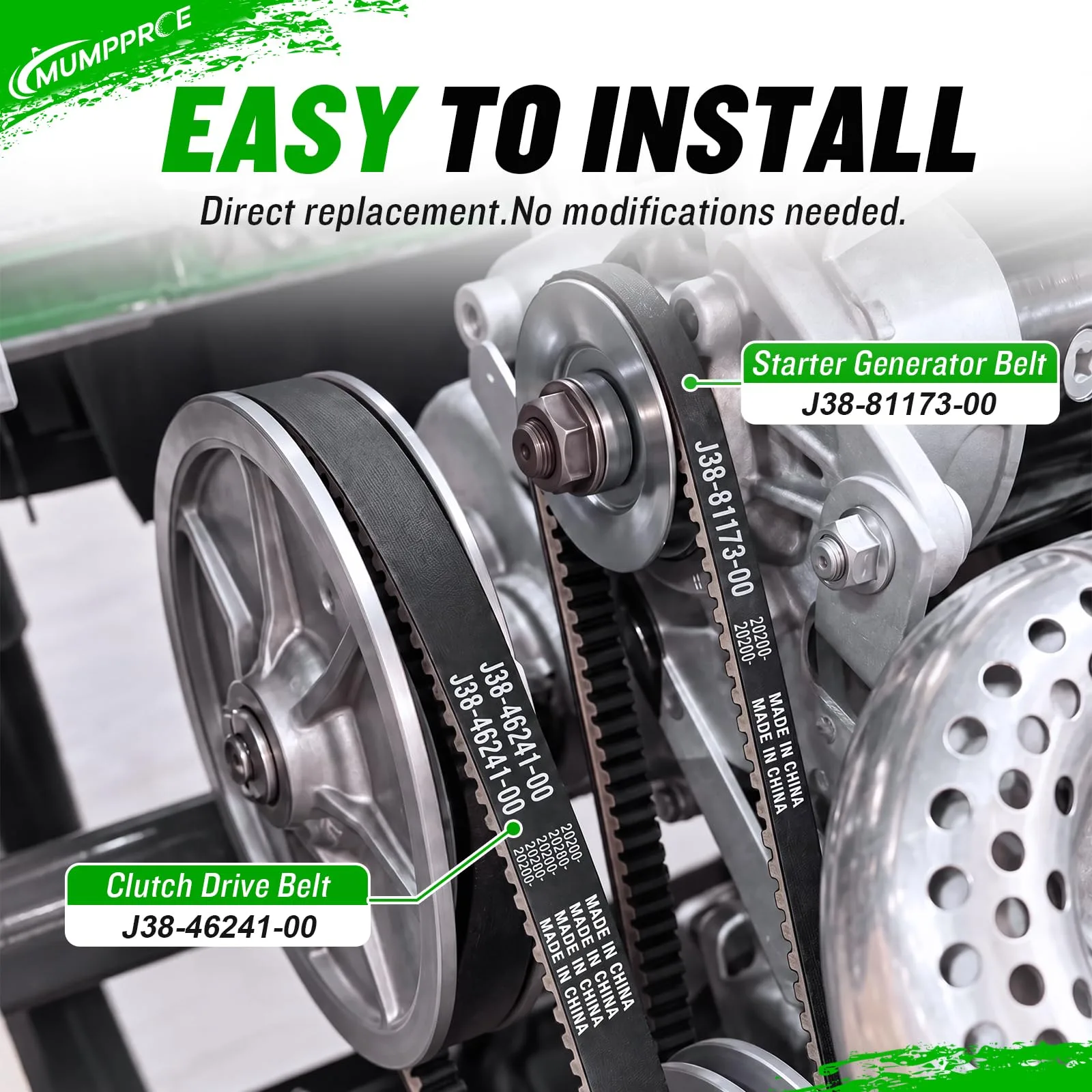 MUMPPRCE Yamaha Golf Cart Drive Belt Kit image 4