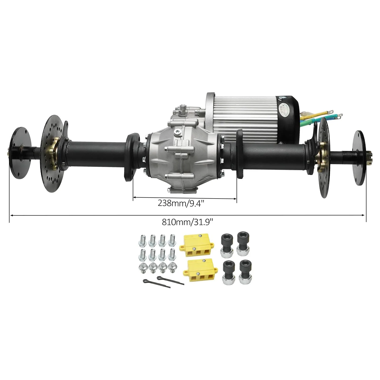 YC Yier 60V 2500W Golf Cart Differential Motor Kit image 2