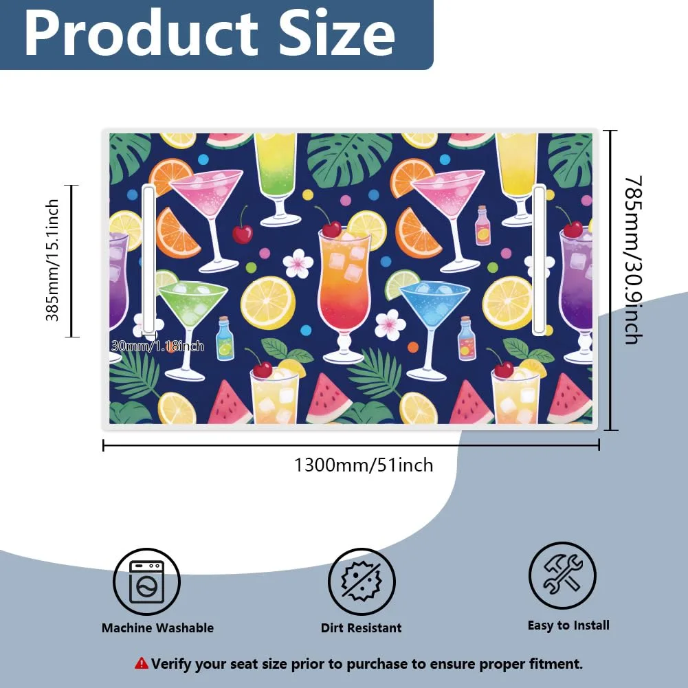 TNKBREEZE Golf Cart Seat Cover 51 x 31 in image 2