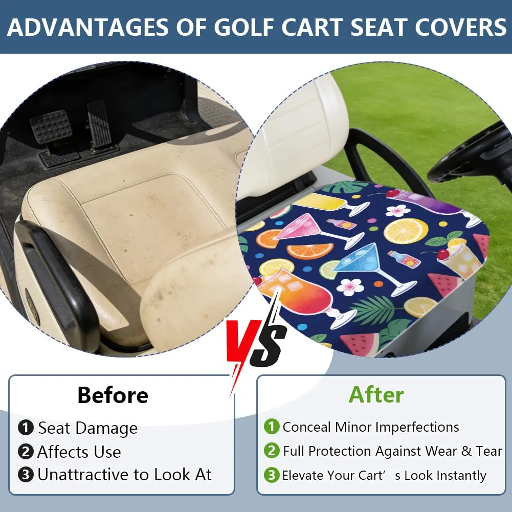 TNKBREEZE Golf Cart Seat Cover 51 x 31 in image 3