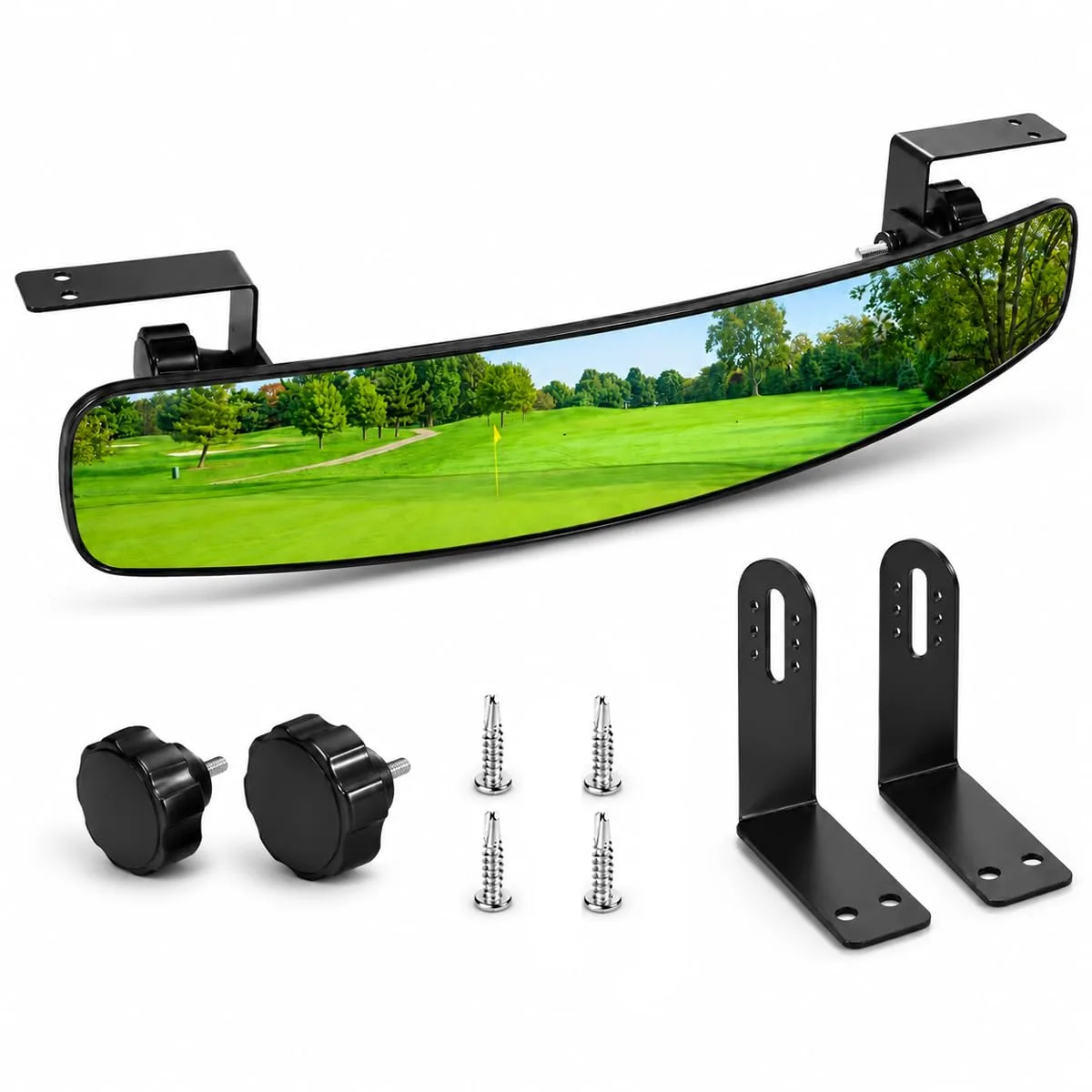 Generic 16.5" Panoramic Rear View Mirror for E-Z-GO Freedom RXV (2008-2025) - 034