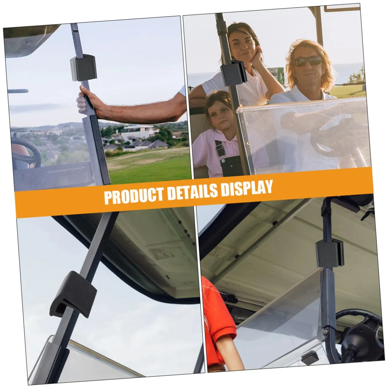 balacoo Windshield Securing Clip for Golf Carts — Plastic Retaining Clamp C58JY505UK6R040DQCM image 3
