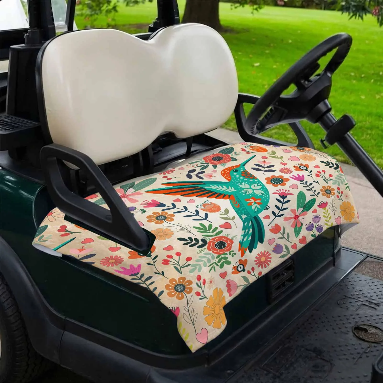 DecorLovee Golf Cart Seat Cover, 51 x 31-Inch Brown image 2