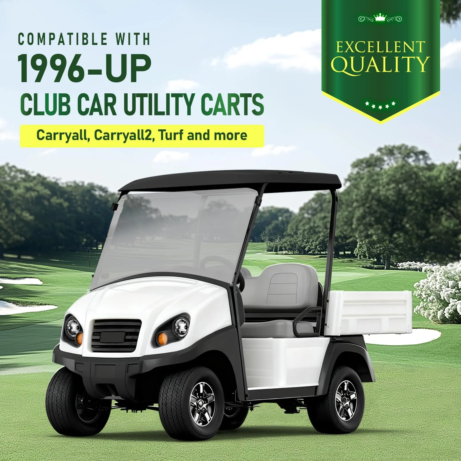 WUTIST Front Seat Bottom for Club Car Carryall - GO-4872 image 2