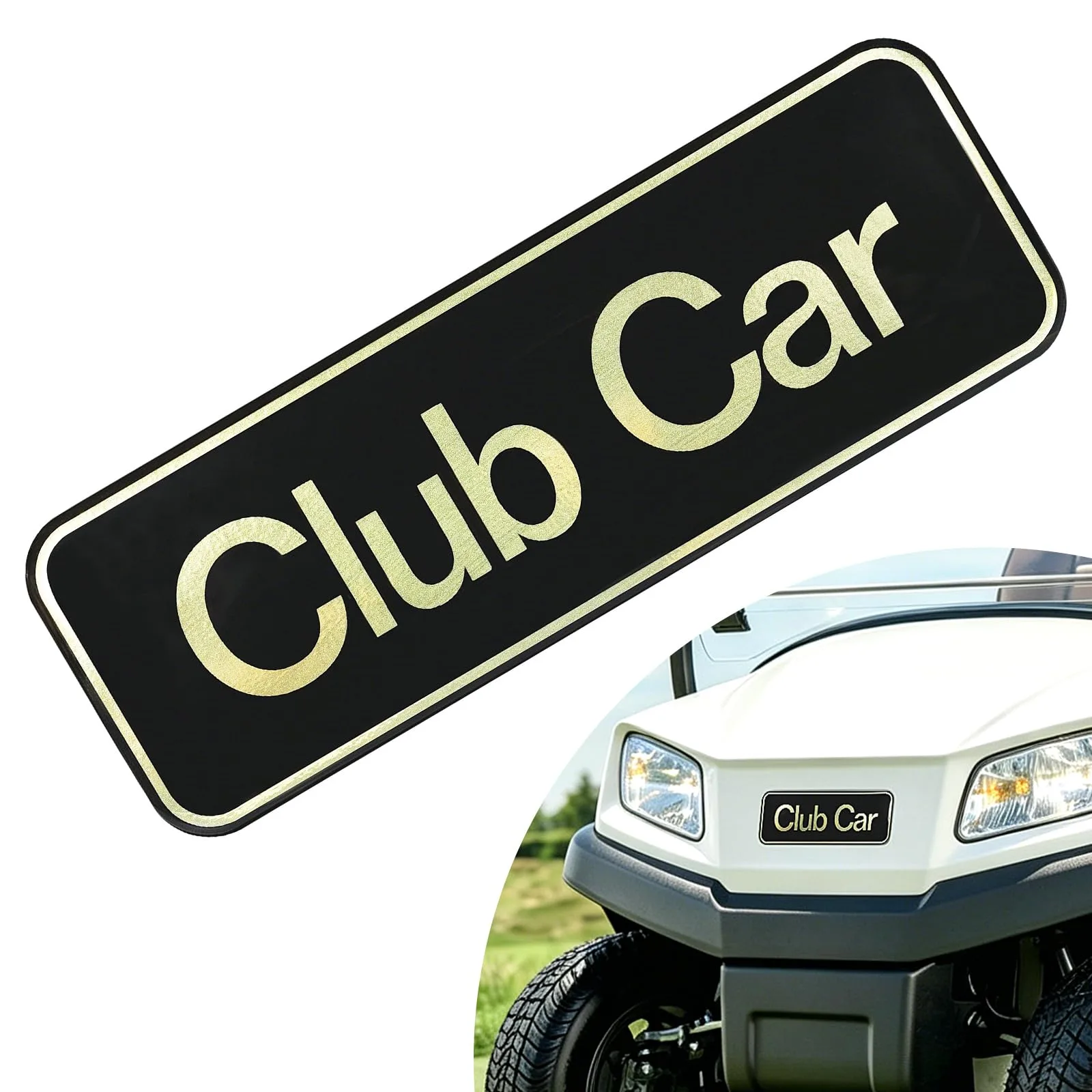 CartClan Gold Emblem for Club Car Tempo | CT-0215