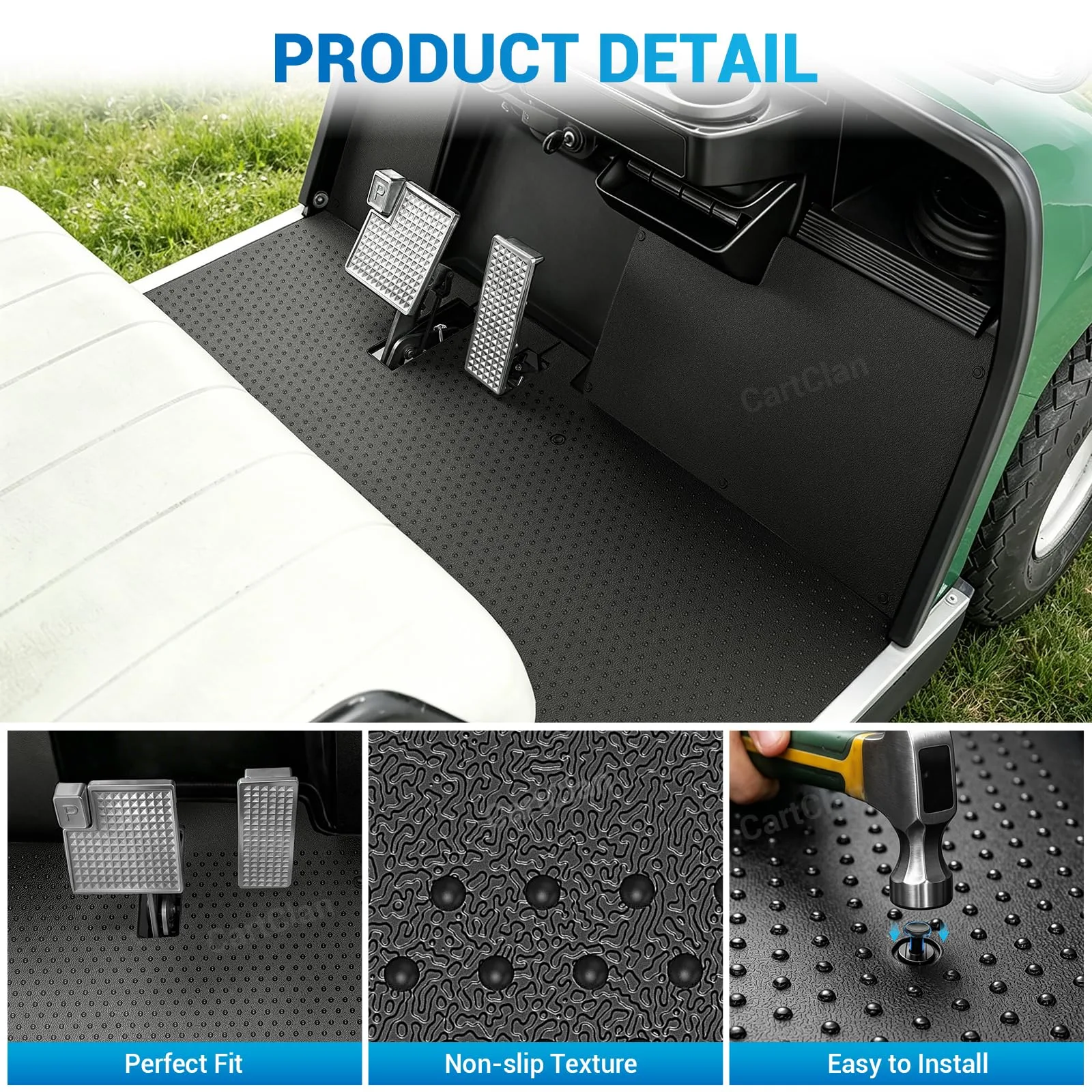 CartClan Floor Mat Kit for Yamaha G8-G27, CT-0249 image 4