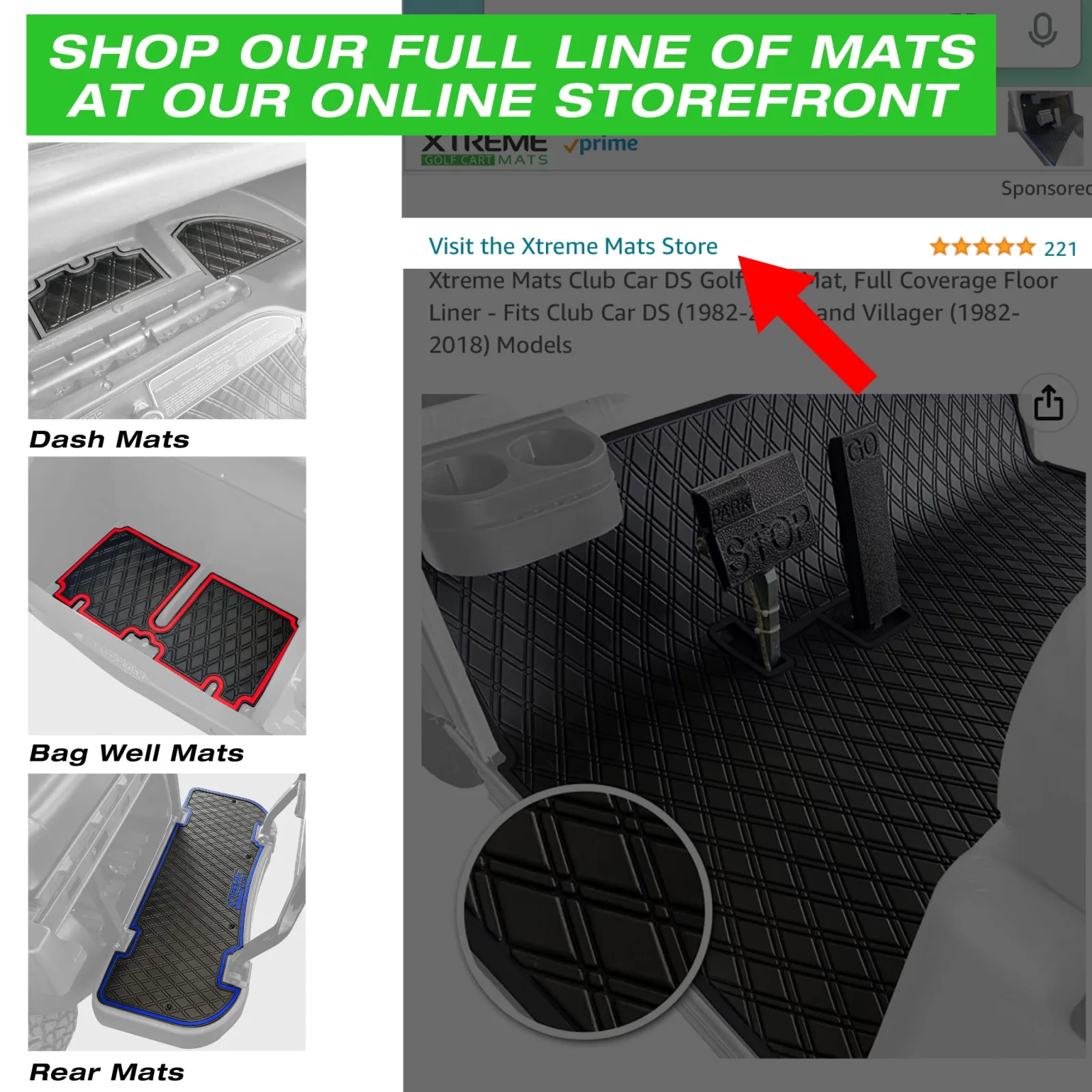 Xtreme GCM157 Floor Mats for Advanced EV Horizon image 4
