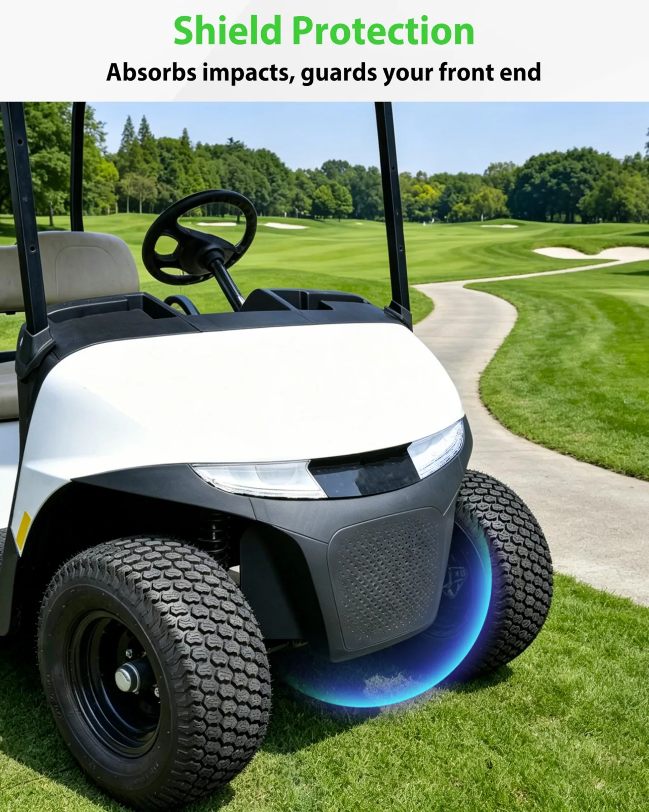 SAUTVS Front Bumper for E-Z-GO RXV Valor 2023-2026 image 3