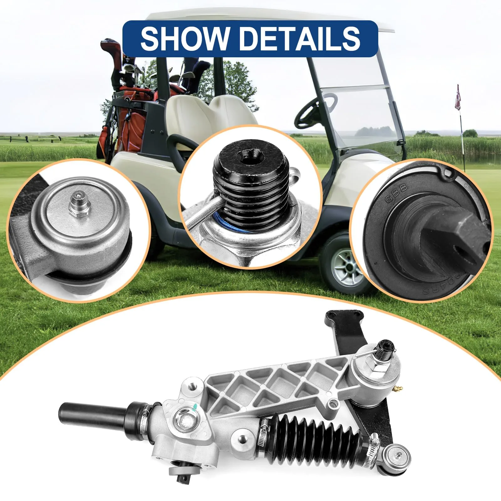 FEXON Steering Gear Box for E-Z-GO TXT and Medalist image 3