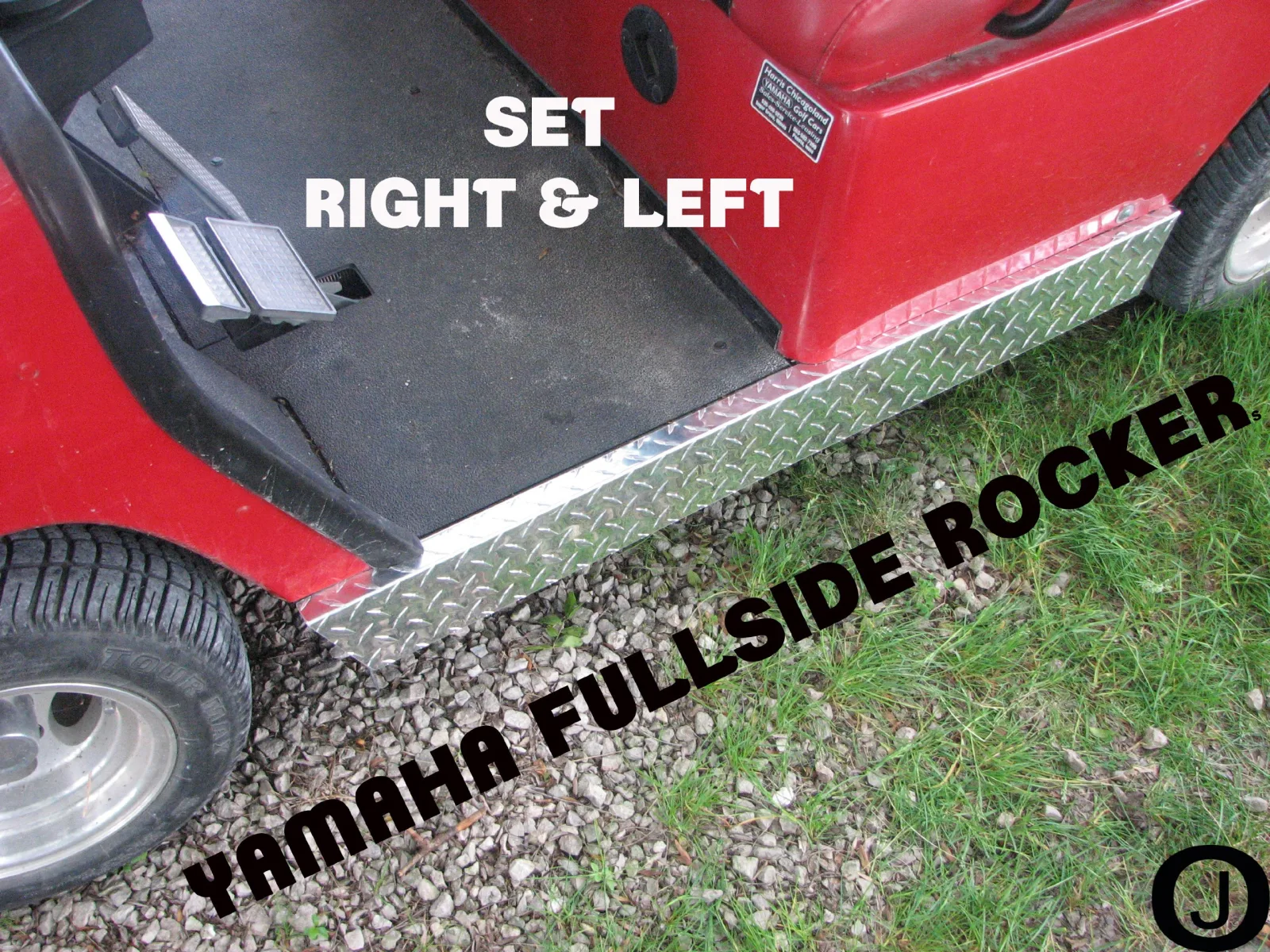 Yamaha G14-G22 Diamond Plate Side Rocker Panels image 3