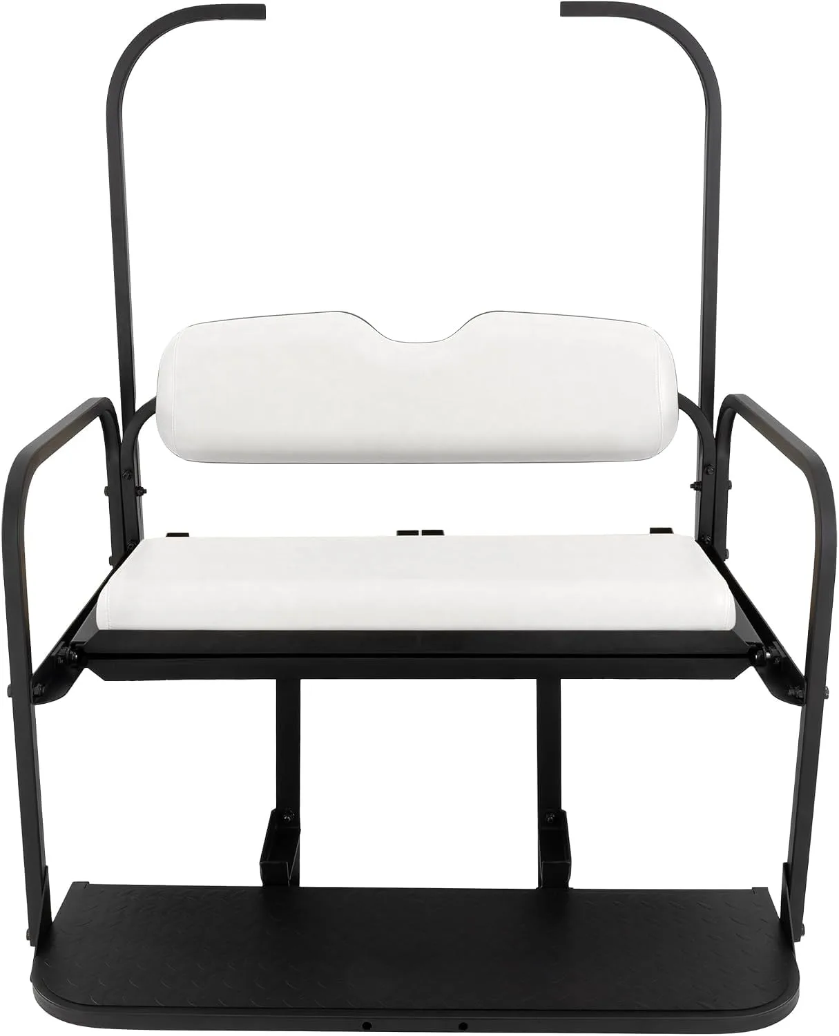 E-Z-GO TXT Rear Flip Seat Kit with White Cushions image 2