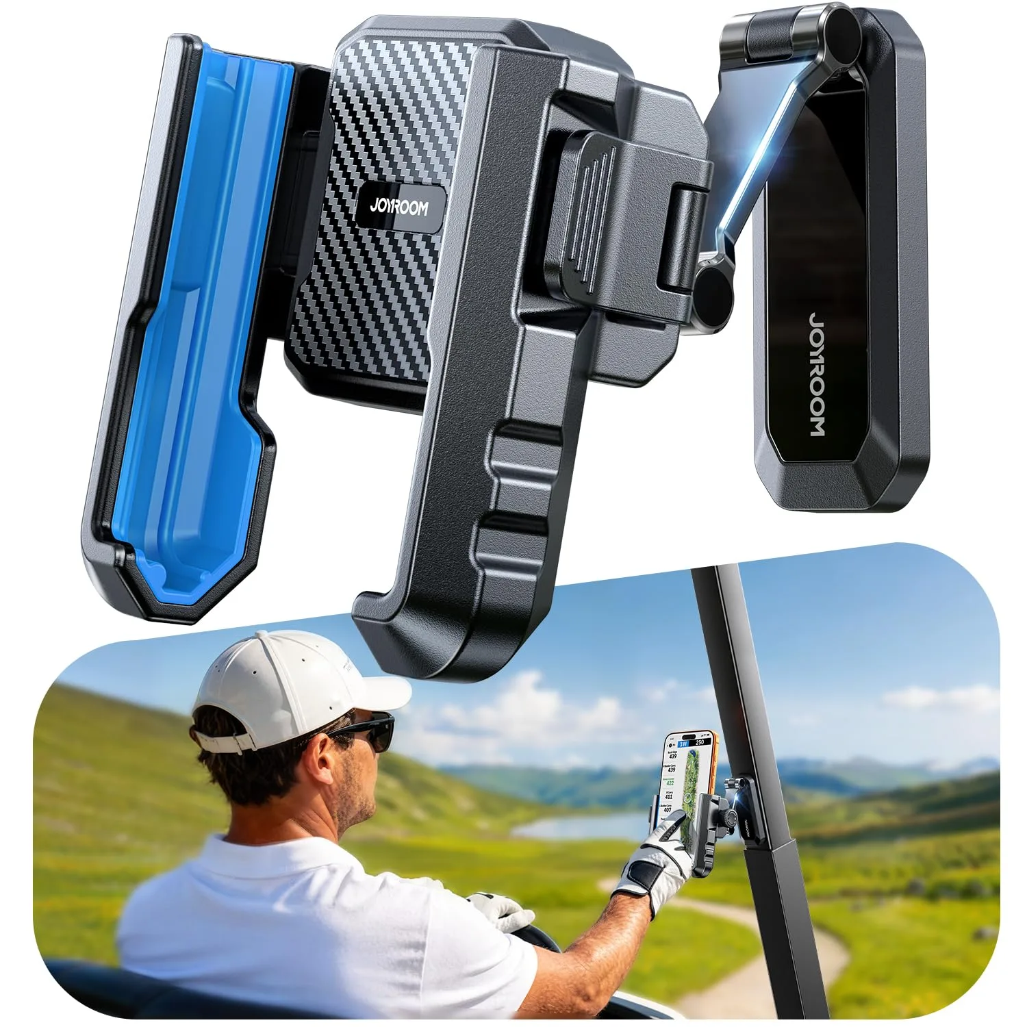 JOYROOM ZS523 Magnetic Golf Cart Phone Holder Mount