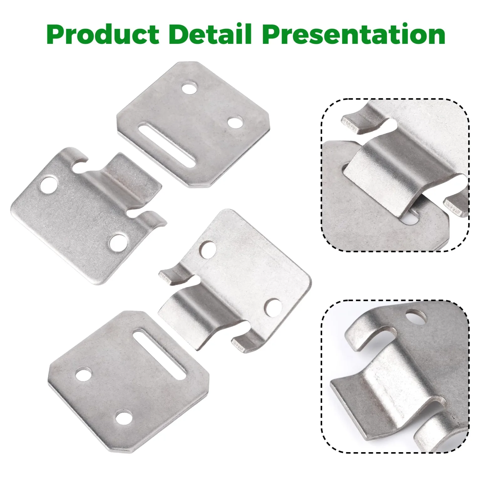 10L0L Club Car DS Seat Hinge Set, 1979-Up image 3