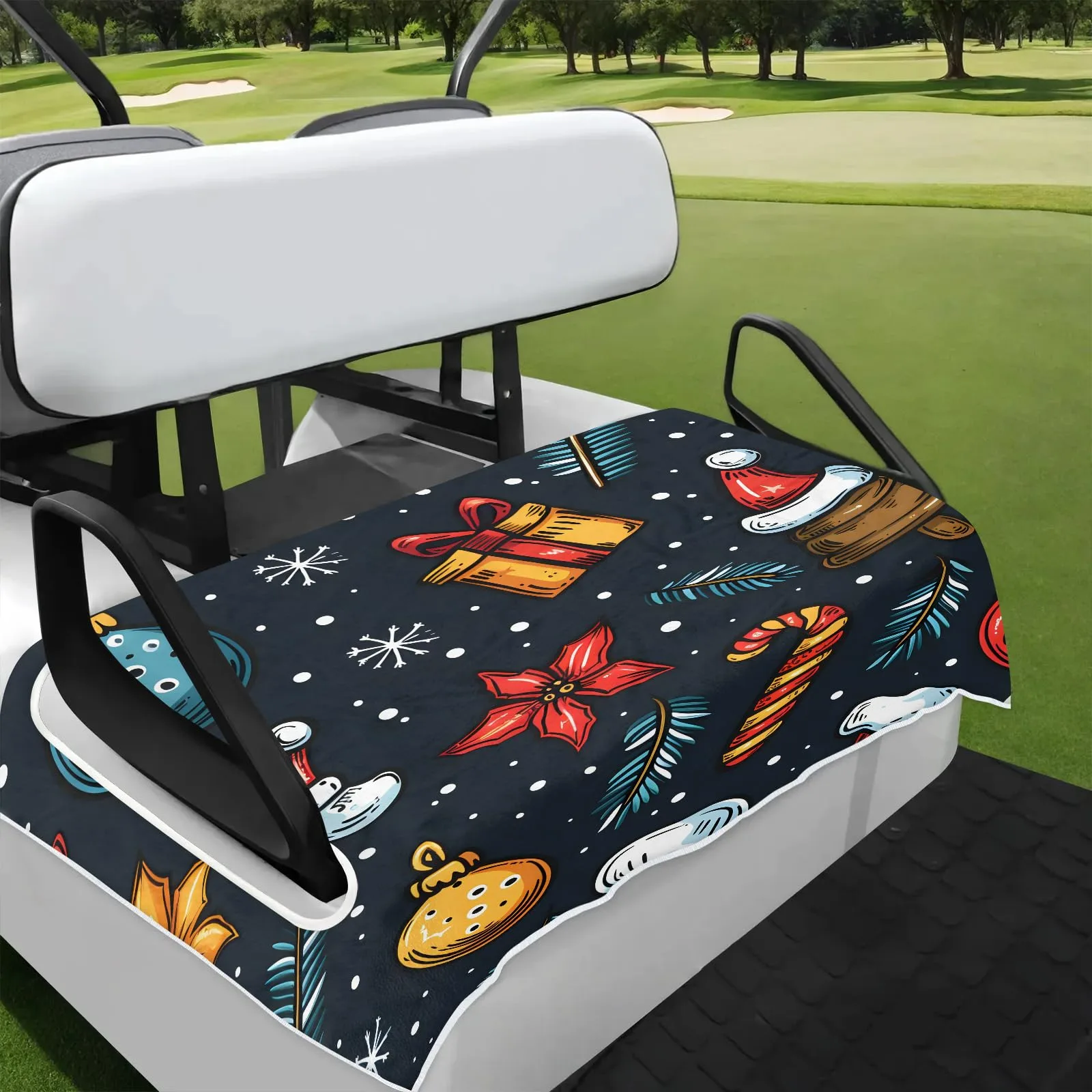 Tiveruda Golf Cart Seat Cover for Double Seats