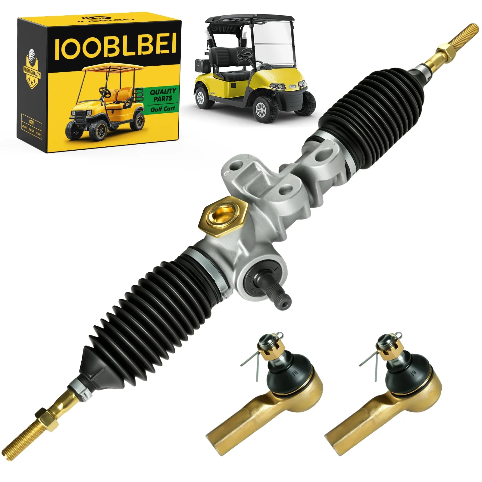 IOOBLBEI Steering Rack and Pinion for E-Z-GO RXV