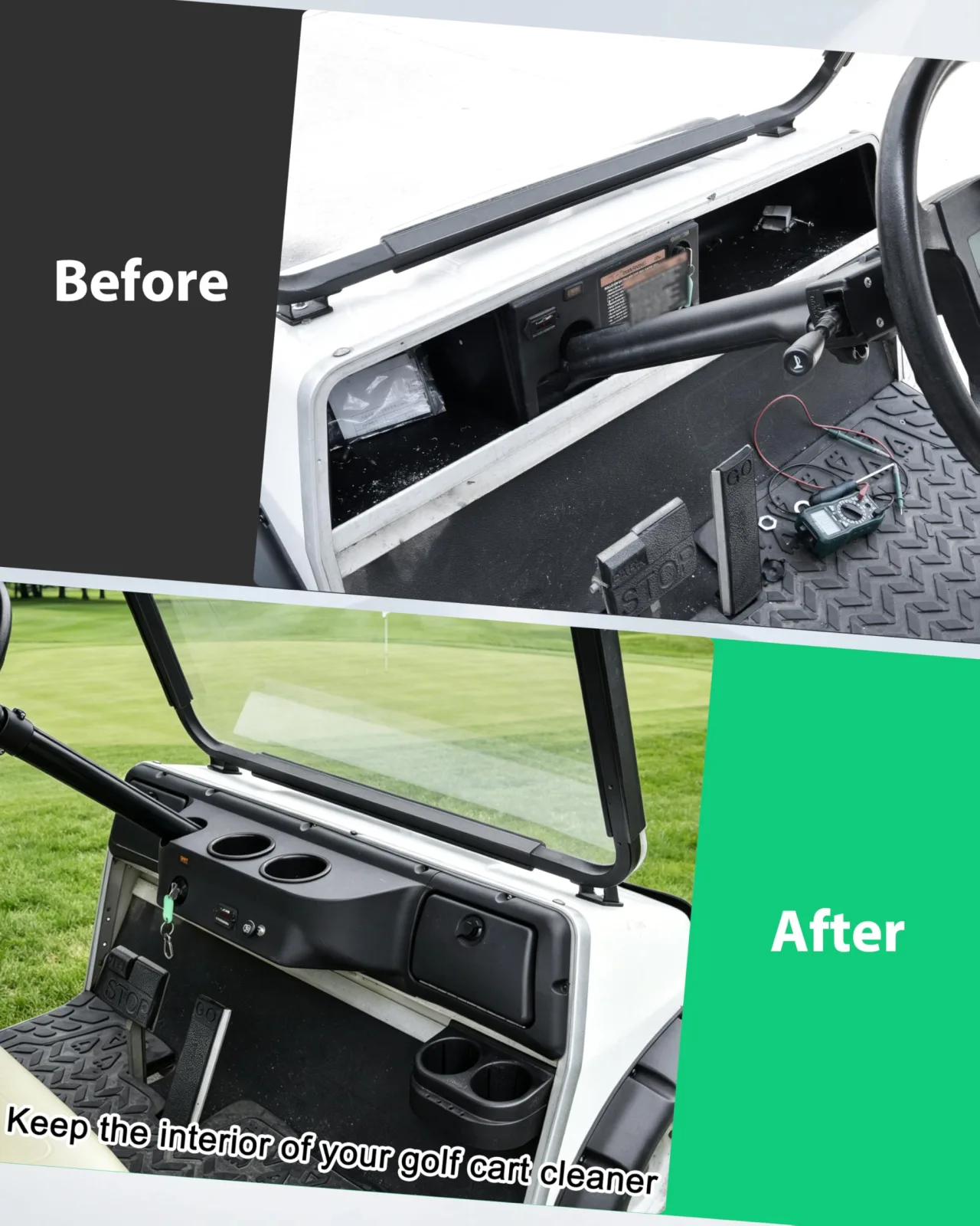 LDETXY Dash Board Cover for Club Car DS 1982+ image 2