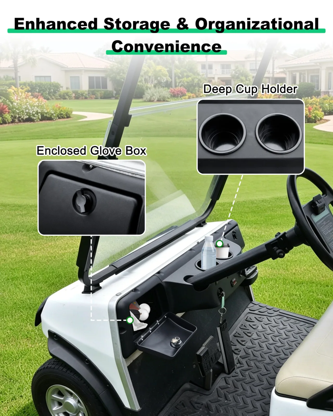 LDETXY Dash Board Cover for Club Car DS 1982+ image 3