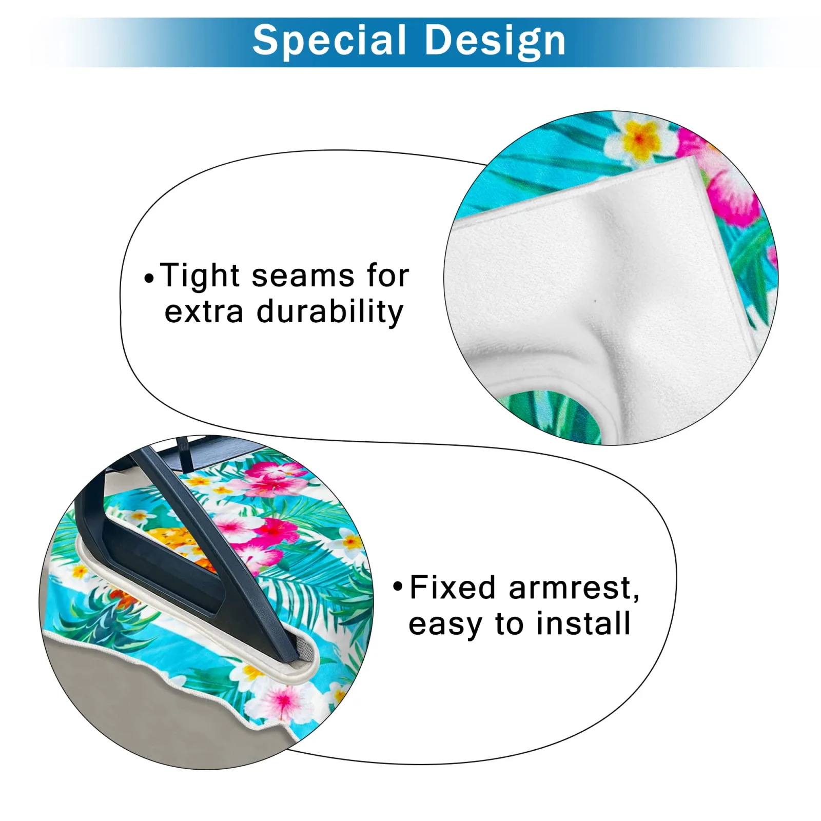 ENYORSEL Golf Cart Seat Cover, Microfiber, 51 x 31 Inches image 3