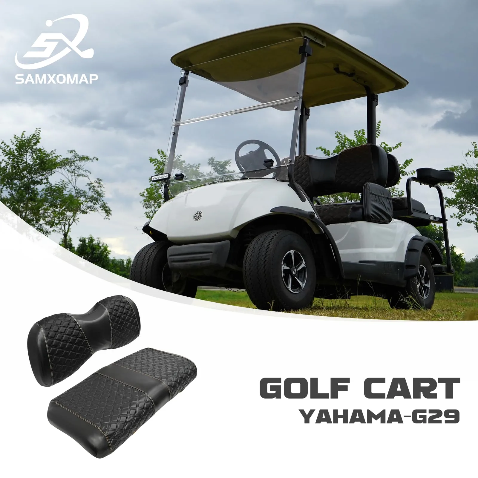 SAMXOMAP Yamaha G29 Drive Front Seat Covers 202306150108 image 3