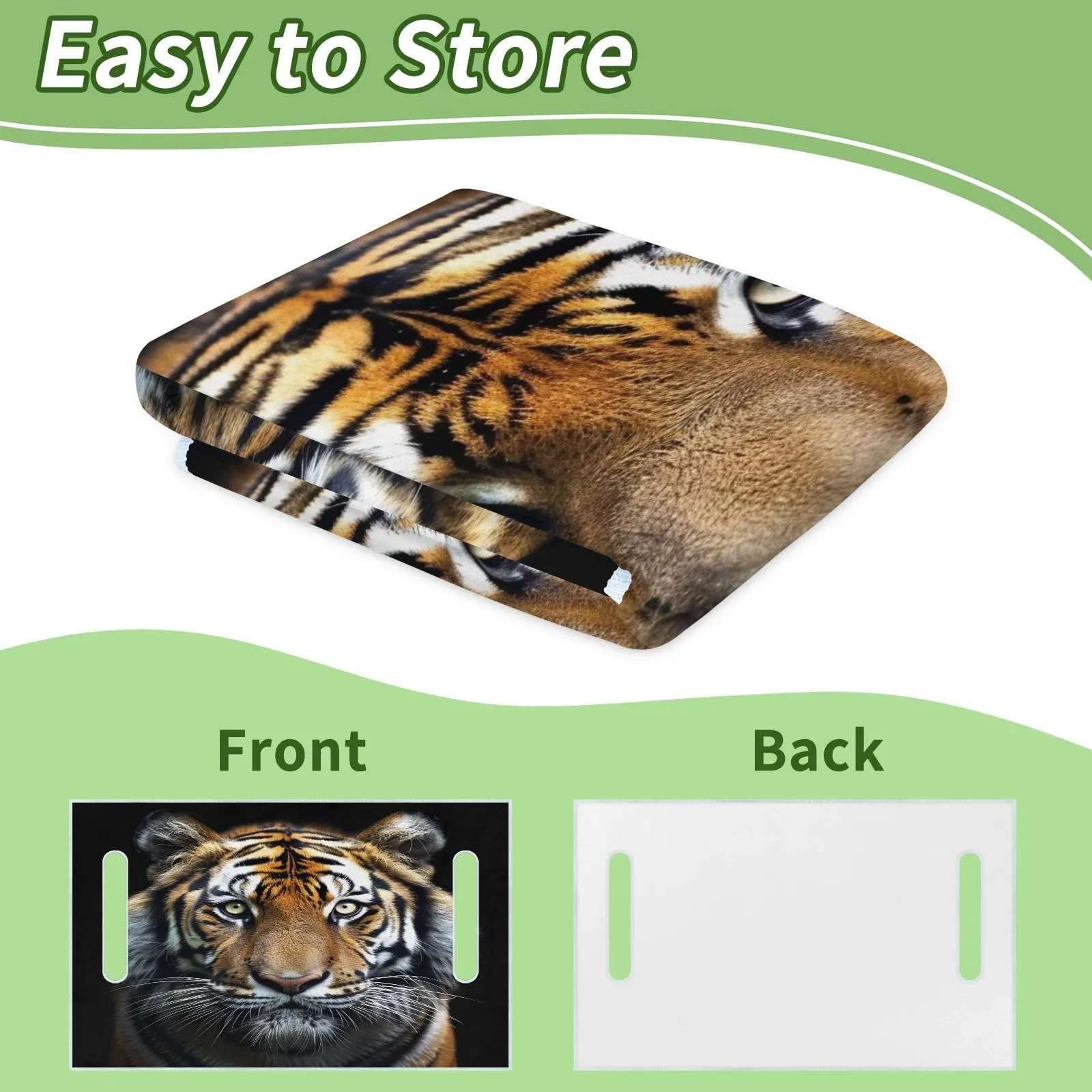 Tiveruda Tiger Golf Cart Seat Cover for Double Seats image 4