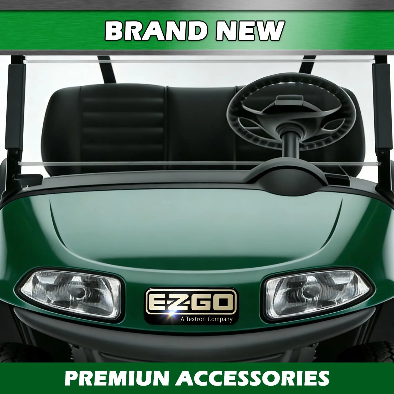 LY 5KYSON Front Emblem for E-Z-GO RXV Golf Cart image 3