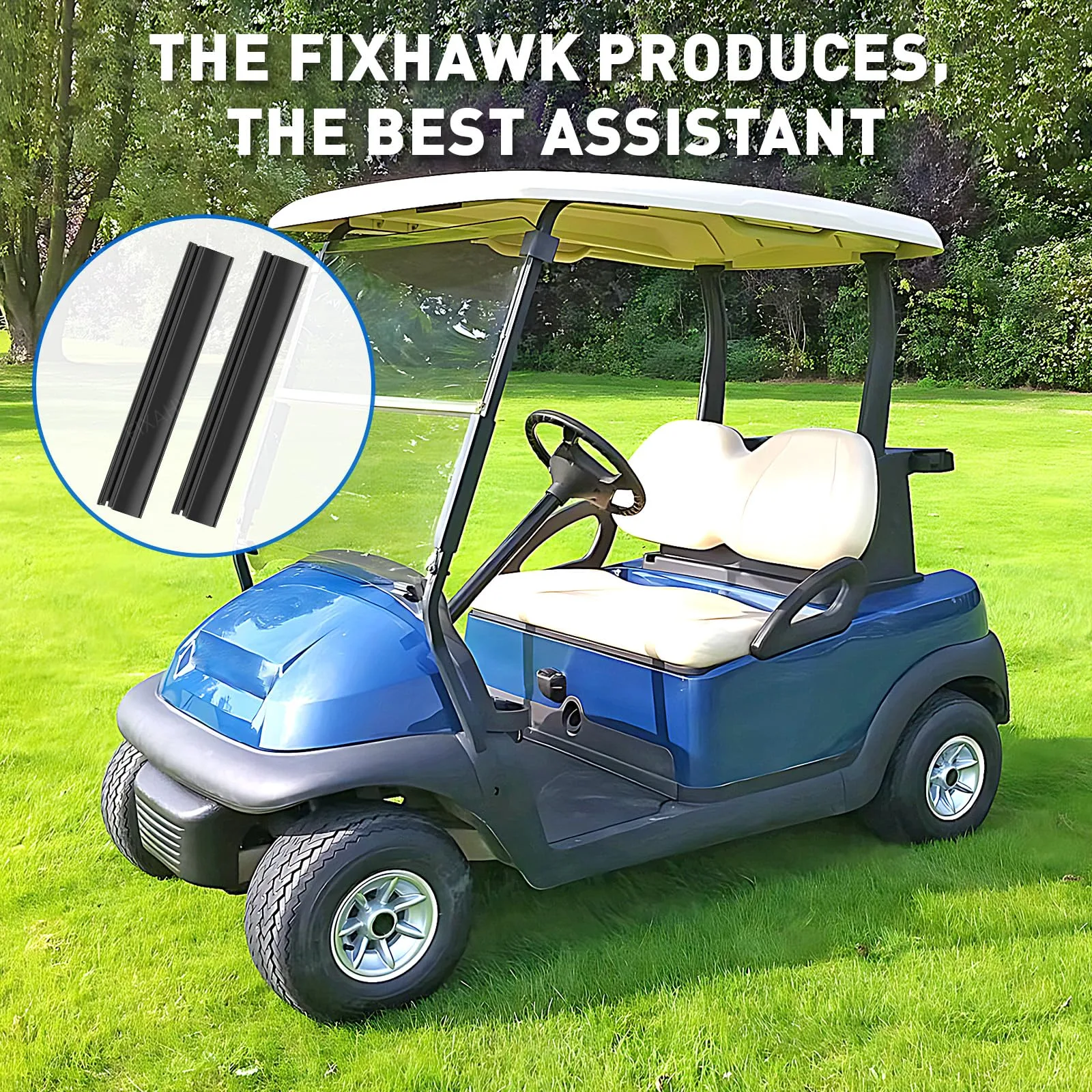 FIXHAWK Windshield Sash Clips for Club Car DS, Precedent & Tempo image 2