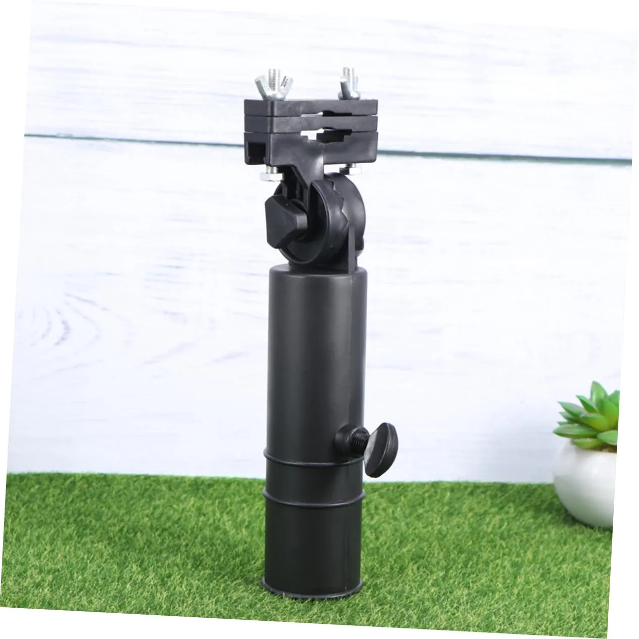 TOPPERFUN Adjustable Golf Cart Umbrella Holder, Black image 4