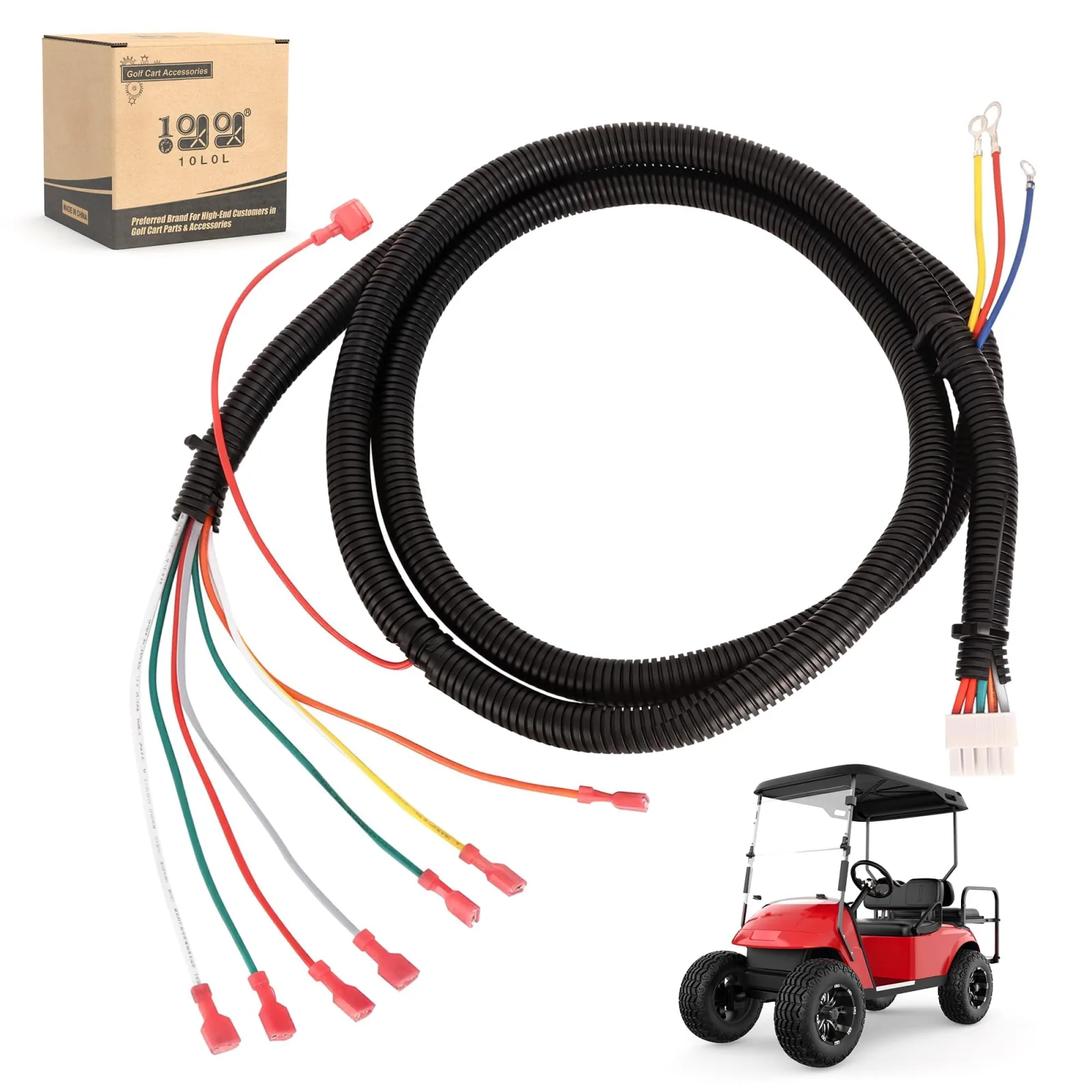 10L0L Control Wiring Harness for E-Z-GO TXT PDS 36V