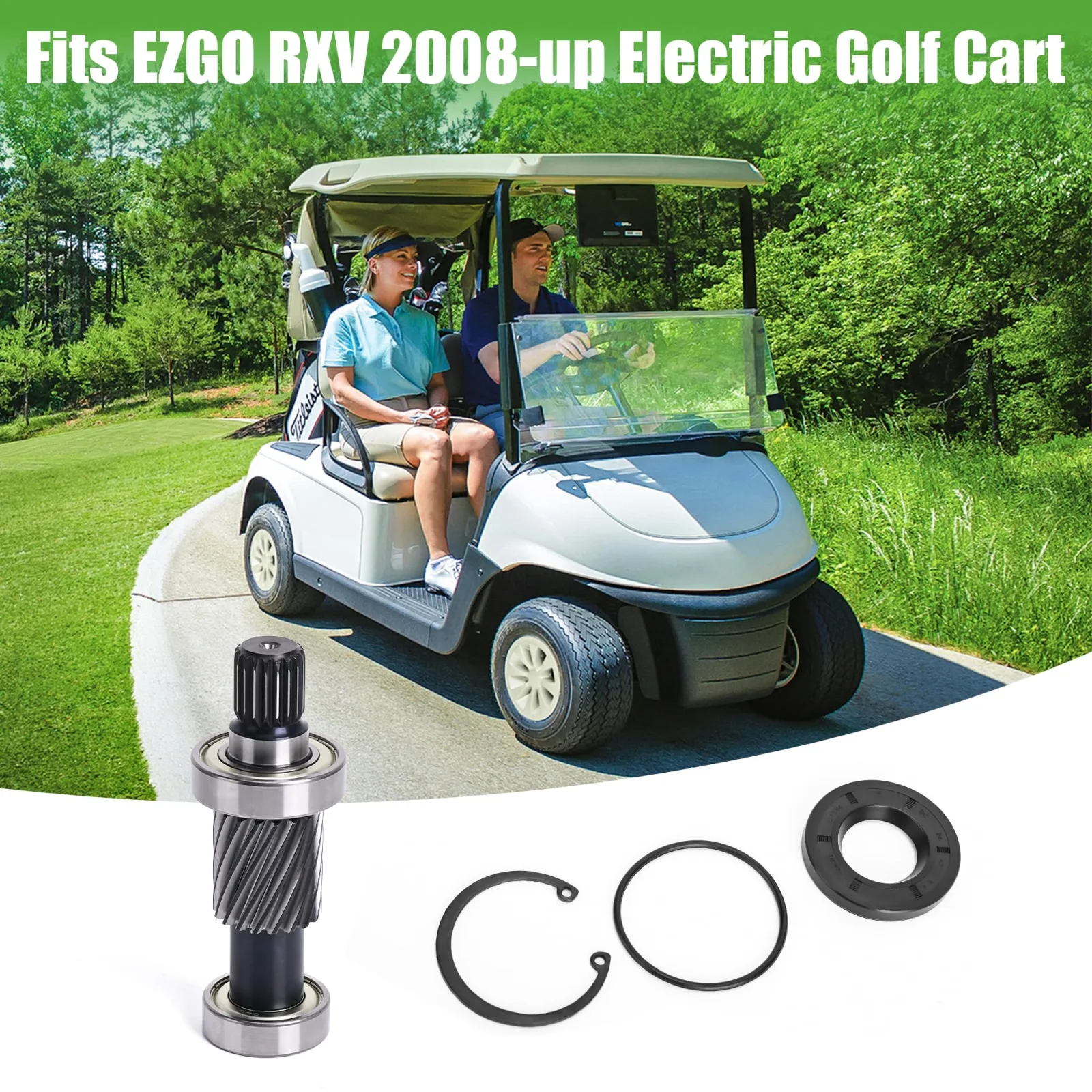 10L0L Input Shaft Kit for E-Z-GO RXV Electric Golf Carts image 4