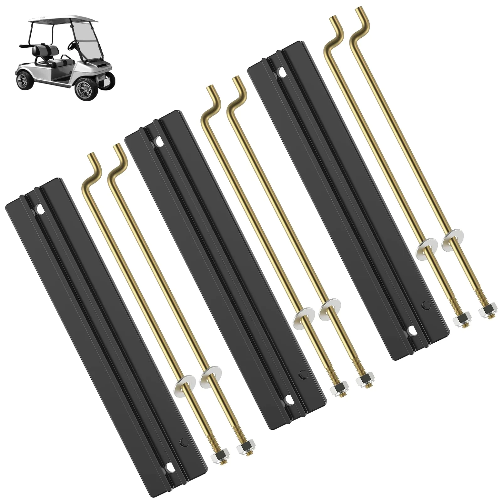 DRIVE UP Battery Hold-Down Plate Kit for Club Car DS