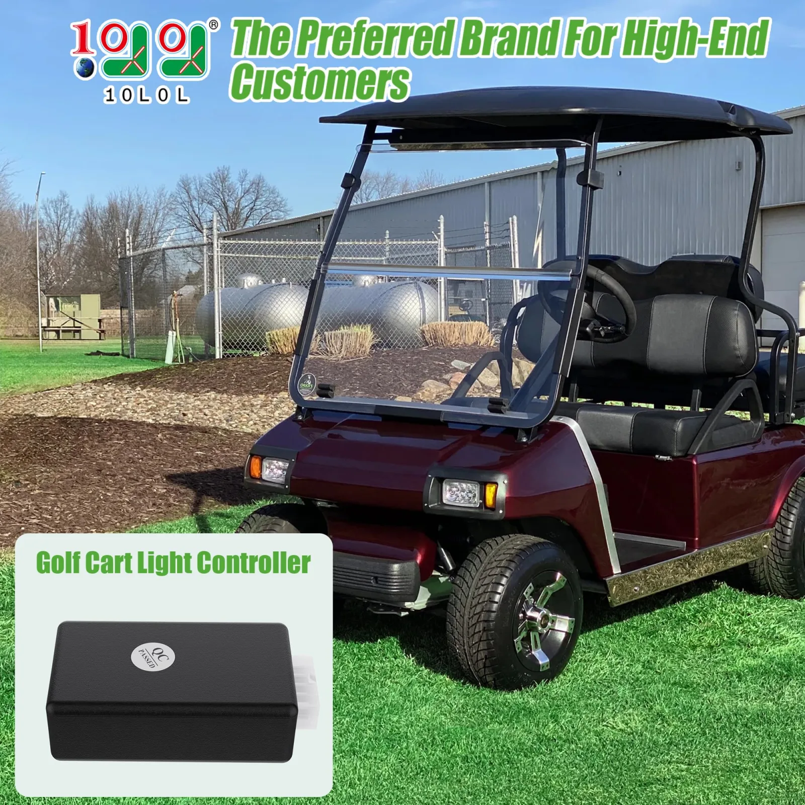 10L0L Y55 Golf Cart Light Control Box Relay image 2