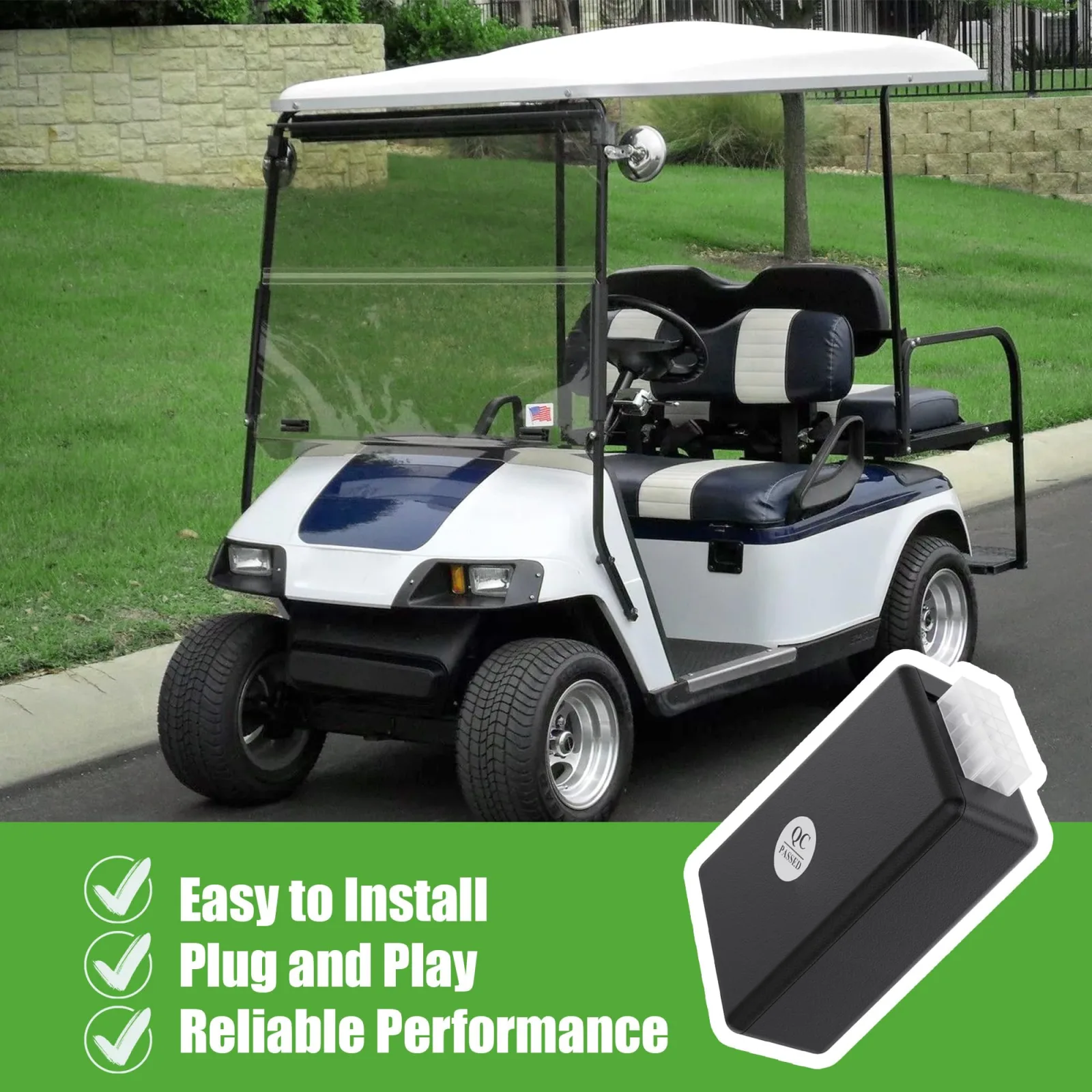 10L0L Y55 Golf Cart Light Control Box Relay image 4