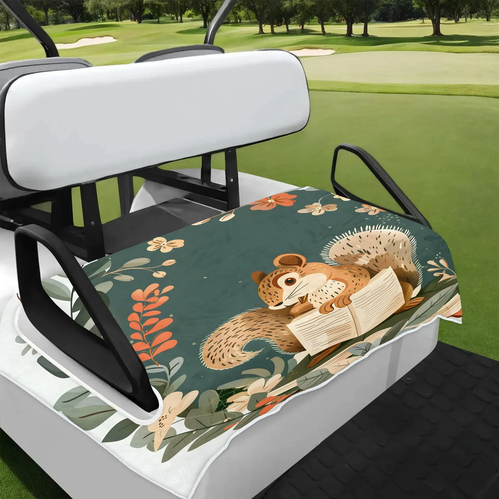 Tiveruda Golf Cart Seat Cover for Double Seats 51 x 31 in