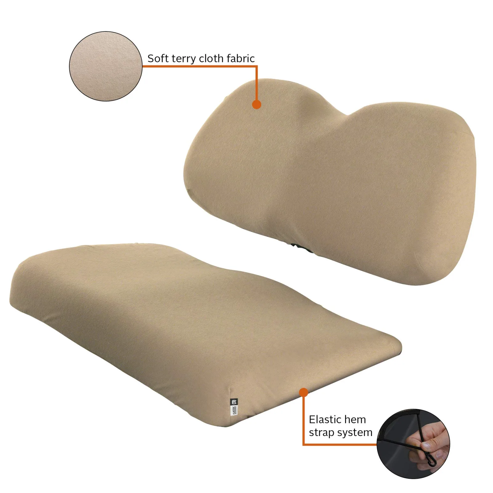 Classic Accessories Golf Cart Terry Cloth Seat Cover image 4