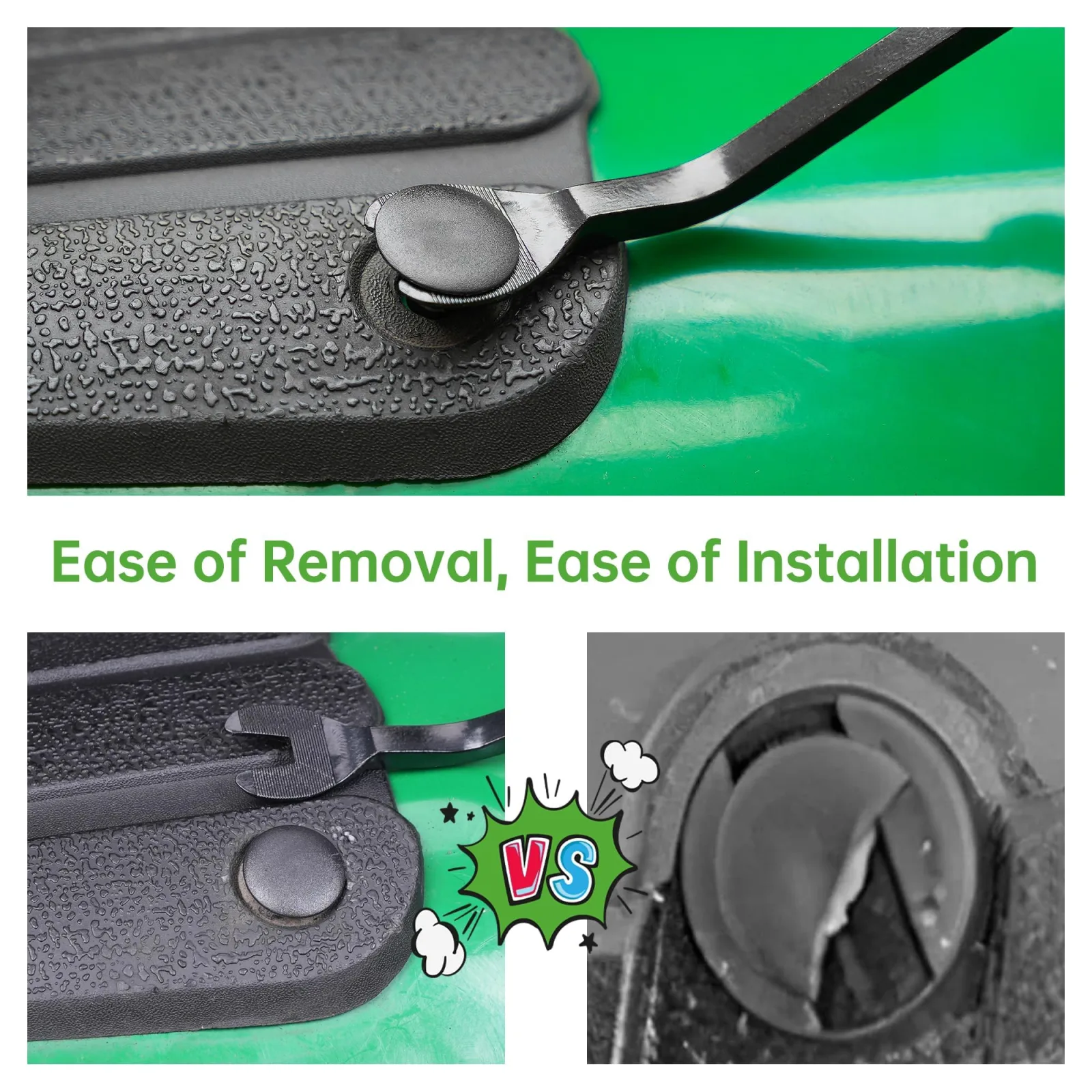 10L0L Golf Cart Christmas Tree Rivets with Removal Tool image 4