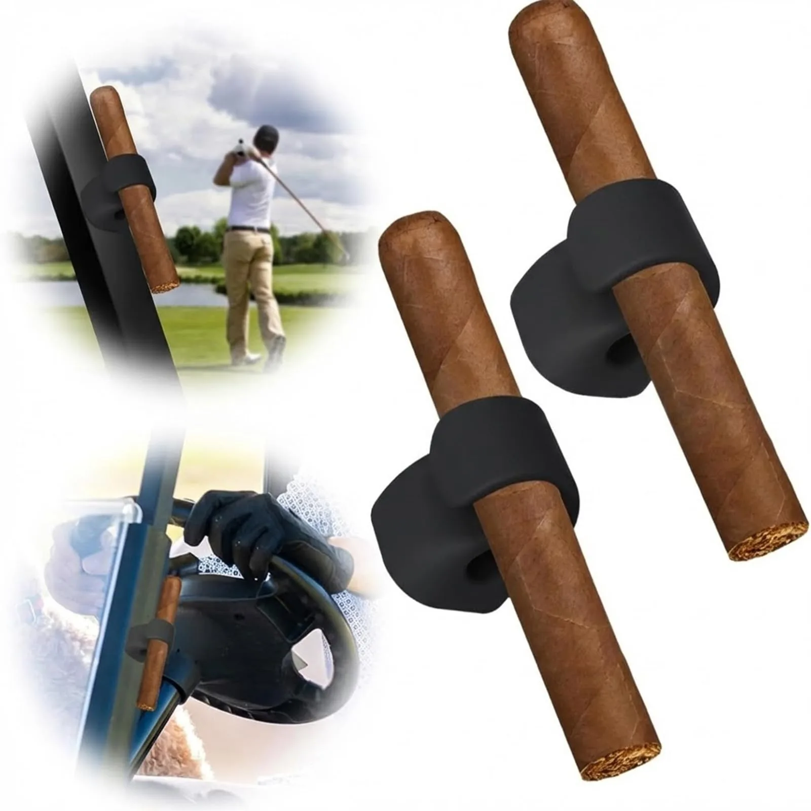 Lunarthos Magnetic Golf Cart Holder — Silicone Magnetic Clamp DP00164-LS image 2