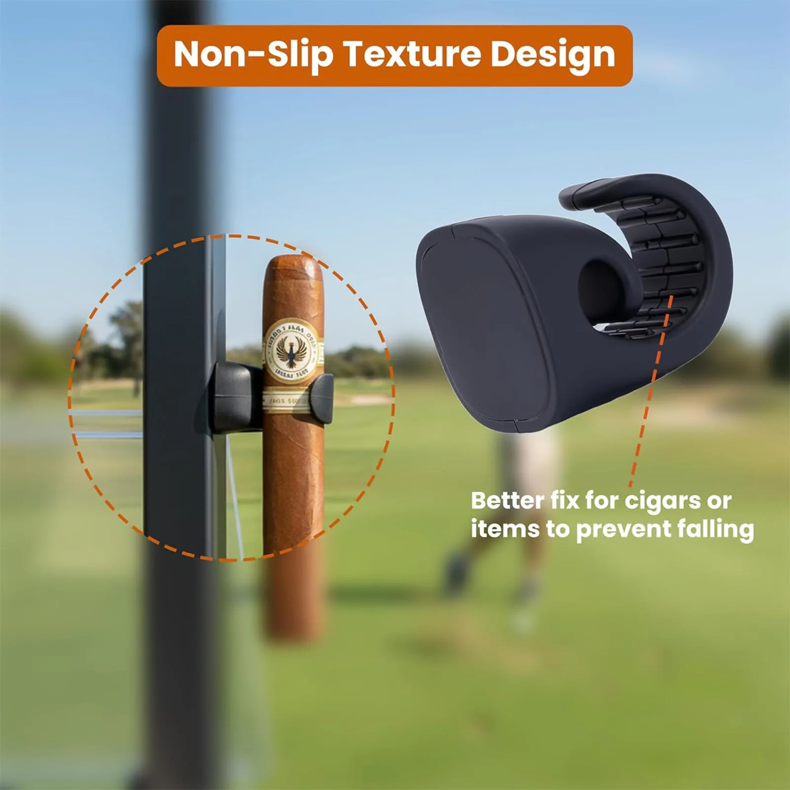 Lunarthos Magnetic Golf Cart Holder — Silicone Magnetic Clamp DP00164-LS image 3