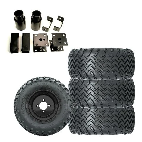 GTW 4-Inch Lift Kit Tire & Wheel Package for E-Z-GO Marathon