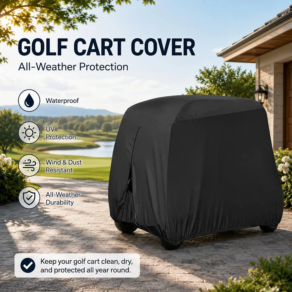 OXDFTGDZ Golf Cart Cover for E-Z-GO Shuttle 4 EFI (2021–present) image 2