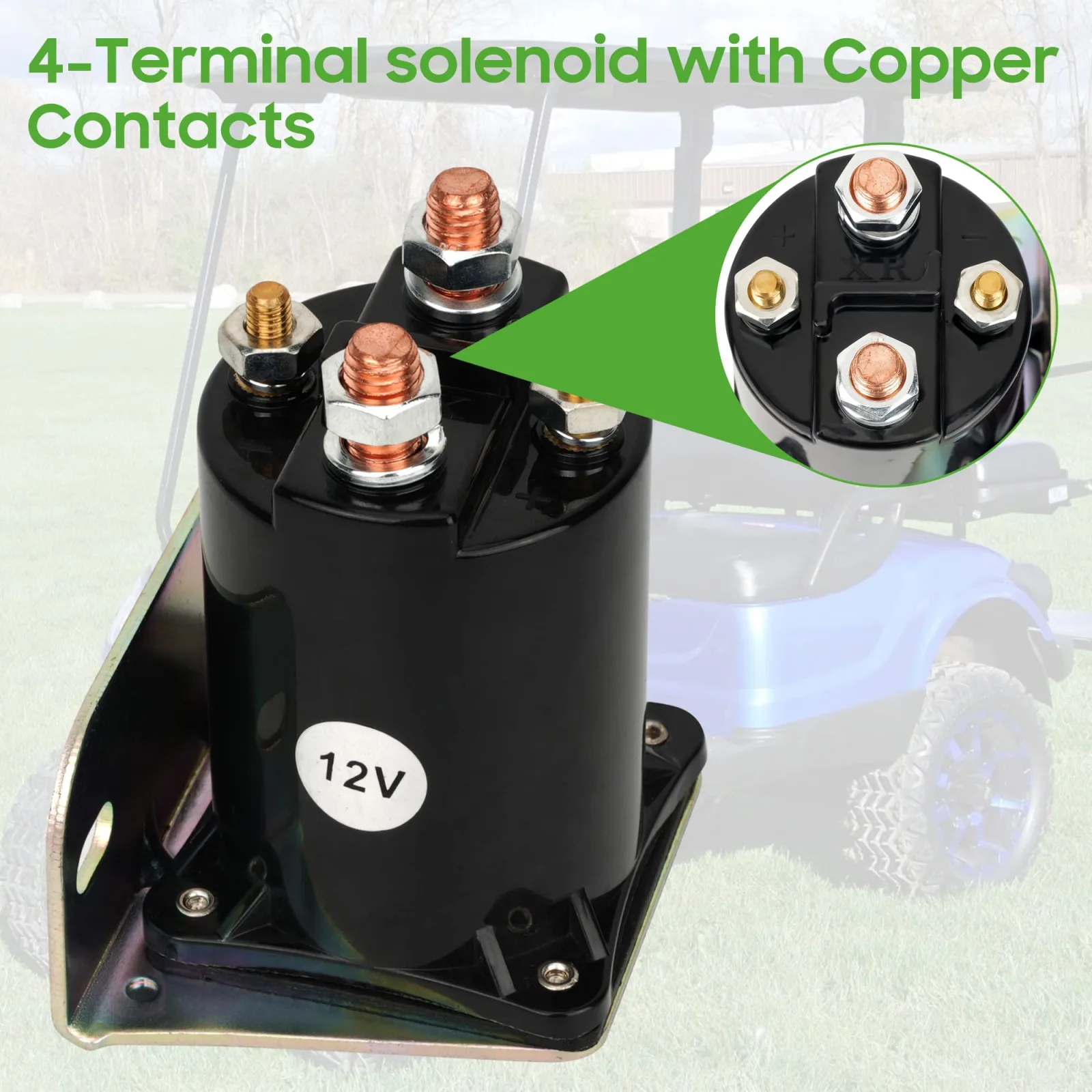10L0L 12V Starter Solenoid for Yamaha G2-G20 Golf Carts image 4
