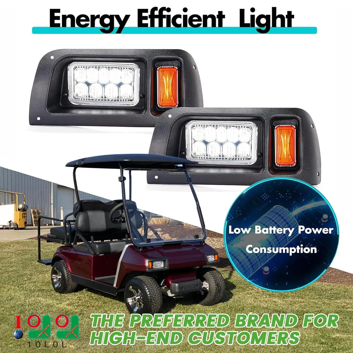 10L0L LED Light Kit for Club Car DS 1993-Up image 2