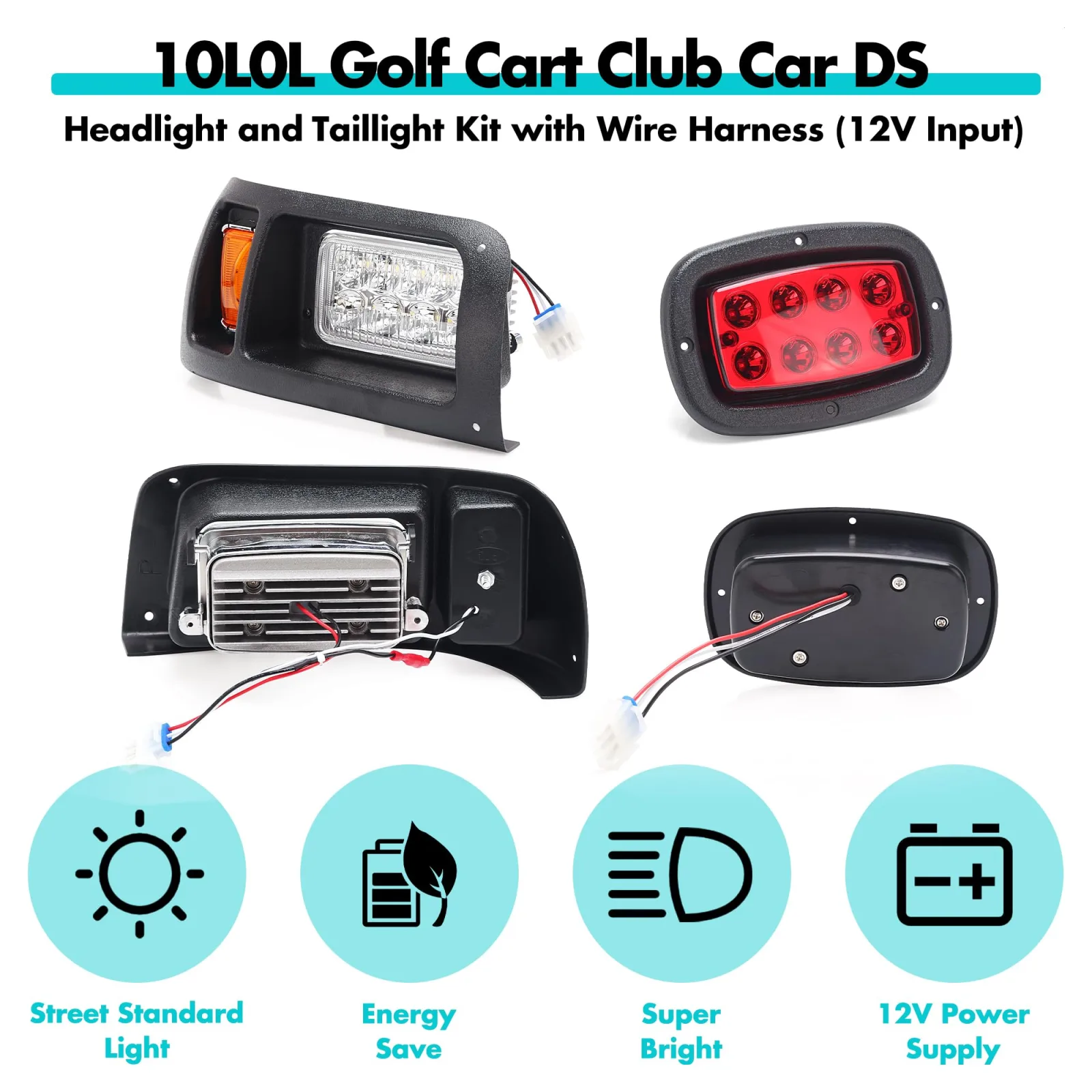 10L0L LED Light Kit for Club Car DS 1993-Up image 3