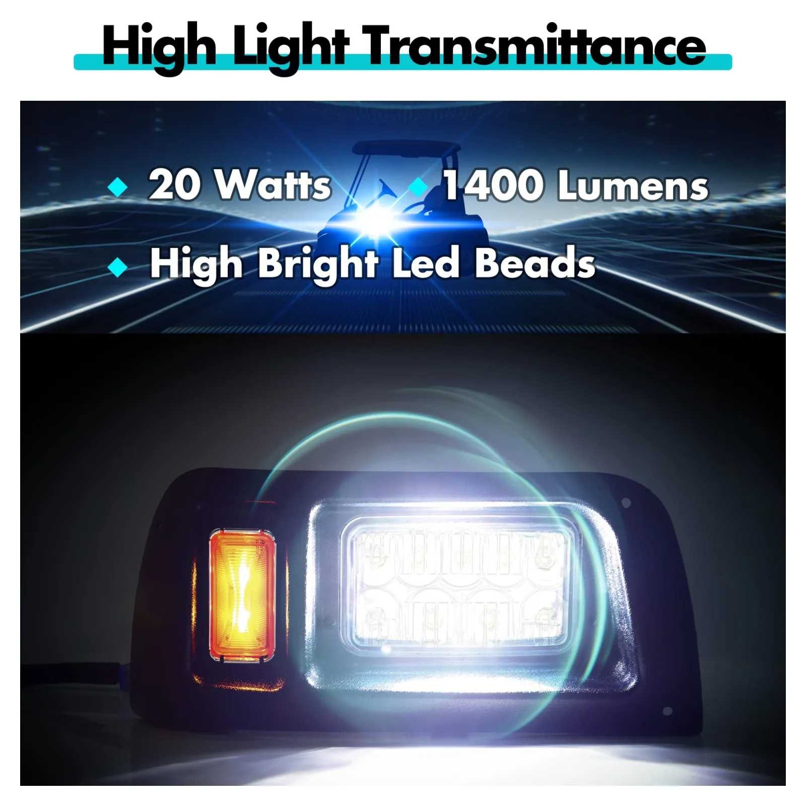 10L0L LED Light Kit for Club Car DS 1993-Up image 4