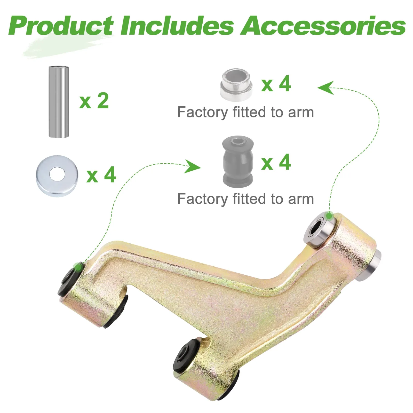 10L0L Front Lower Control Arm Kit for Yamaha G22/G29 image 3
