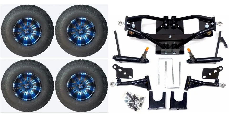 3G 6-Inch Lift Kit with Wheels for Club Car DS 2004+